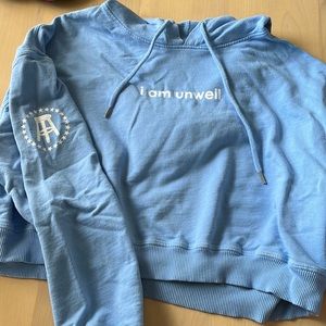 Call Her Daddy I AM Unwell Cropped Hoodie